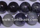 CIL08 15.5 inches 11mm round natural iolite gemstone beads