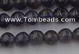 CIL100 15.5 inches 4mm round iolite gemstone beads wholesale