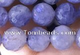 CIL124 15.5 inches 8mm faceted round iolite gemstone beads