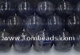 CIL127 15.5 inches 8mm round natural iolite beads wholesale