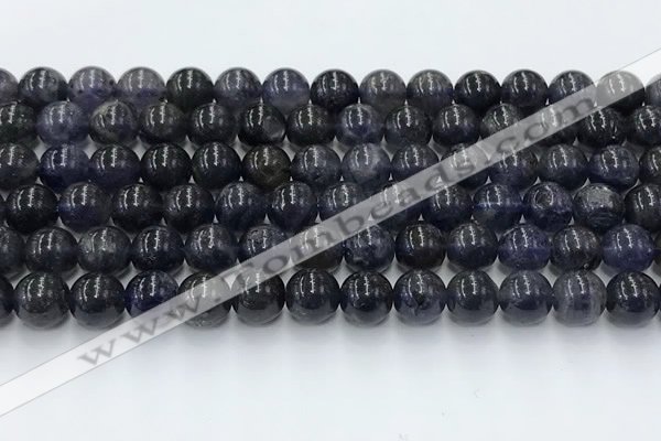 CIL128 15.5 inches 10mm round natural iolite beads wholesale