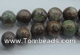 CJA02 15.5 inches 10mm round green jasper beads wholesale