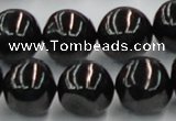 CJB05 16 inches 18mm round natural jet gemstone beads wholesale