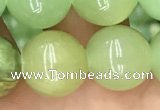 CJB312 15.5 inches 12mm round dyed green jade gemstone beads