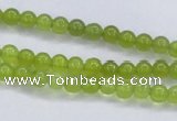 CKA01 15.5 inches 4mm round Korean jade gemstone beads