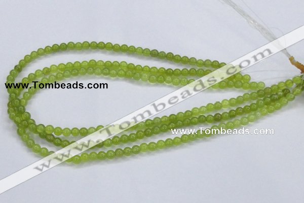 CKA02 15.5 inches 5mm round Korean jade gemstone beads