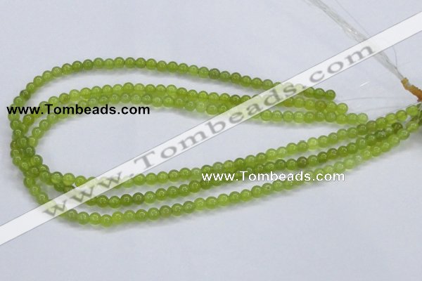 CKA03 15.5 inches 6mm round Korean jade gemstone beads