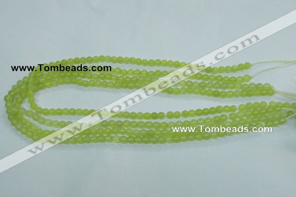 CKA102 15.5 inches 5mm round Korean jade gemstone beads