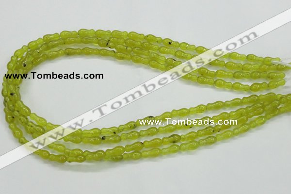 CKA18 15.5 inches 5*11mm bone Korean jade gemstone beads