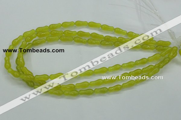 CKA19 15.5 inches 7*15mm bone Korean jade gemstone beads