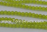 CKA201 15.5 inches 4mm round Korean jade gemstone beads