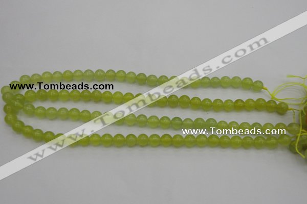 CKA203 15.5 inches 8mm round Korean jade gemstone beads