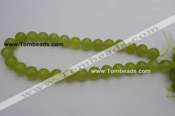 CKA206 15.5 inches 14mm round Korean jade gemstone beads