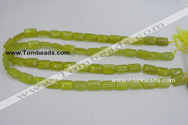 CKA260 15.5 inches 10*14mm rectangle Korean jade gemstone beads