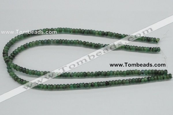 CKC103 16 inches 4*6mm rondelle natural green kyanite beads wholesale