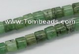 CKC104 16 inches 6*8mm column natural green kyanite beads wholesale