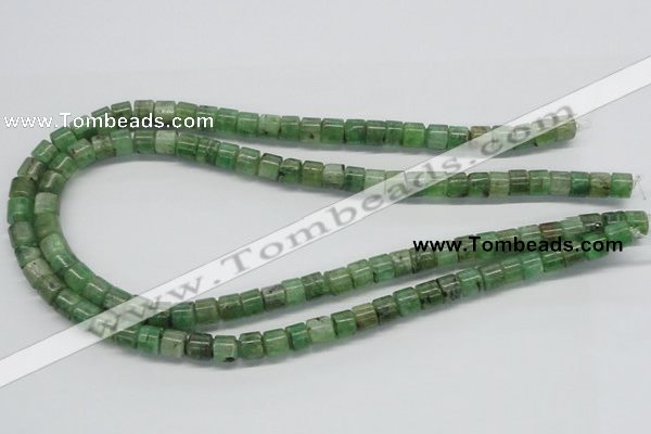 CKC104 16 inches 6*8mm column natural green kyanite beads wholesale