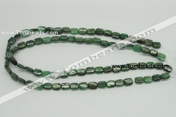 CKC106 16 inches 8*10mm rectangle natural green kyanite beads wholesale