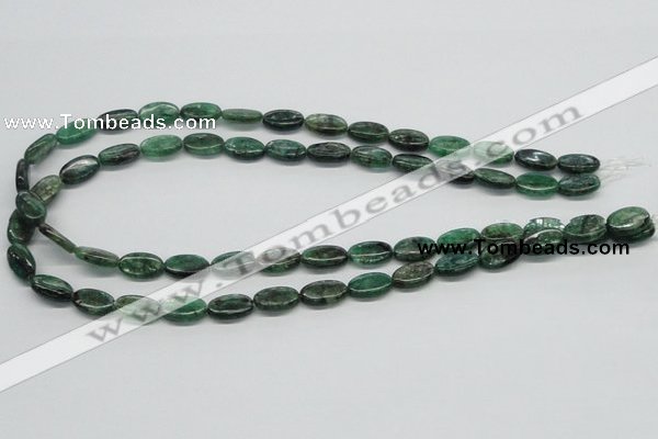 CKC111 16 inches 8*14mm oval natural green kyanite beads wholesale