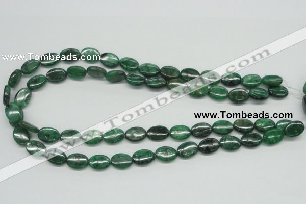 CKC112 16 inches 10*14mm oval natural green kyanite beads wholesale