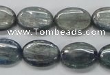 CKC207 15.5 inches 13*18mm oval natural kyanite beads wholesale