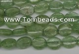 CKC266 15.5 inches 8*10mm oval natural green kyanite beads