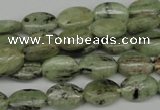 CKC270 15.5 inches 8*12mm oval natural green kyanite beads