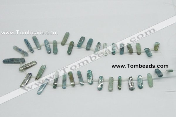 CKC31 16 inches 6*25mm wand natural kyanite beads wholesale