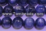 CKC404 15.5 inches 8mm round A grade natural blue kyanite beads