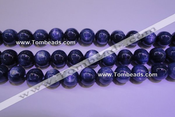 CKC428 15.5 inches 14mm round AAA grade natural blue kyanite beads