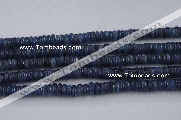 CKC504 15.5 inches 4*12mm rondelle natural Brazilian kyanite beads