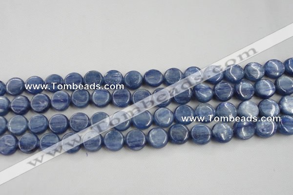 CKC510 15.5 inches 6mm flat round natural Brazilian kyanite beads