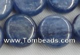 CKC517 15.5 inches 20mm flat round natural Brazilian kyanite beads