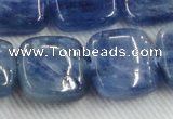 CKC527 15.5 inches 20mm square natural Brazilian kyanite beads