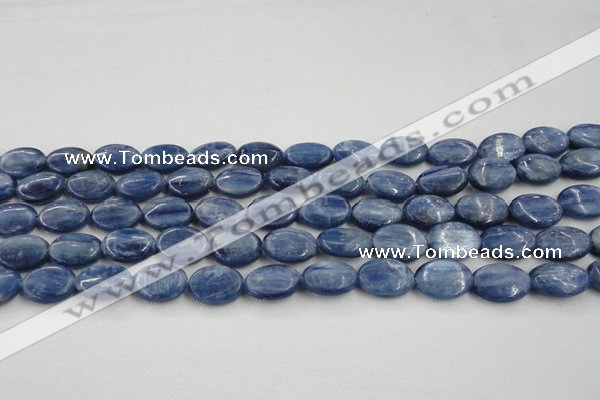 CKC532 15.5 inches 8*10mm oval natural Brazilian kyanite beads