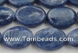 CKC534 15.5 inches 10*14mm oval natural Brazilian kyanite beads