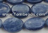 CKC535 15.5 inches 12*16mm oval natural Brazilian kyanite beads