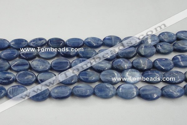 CKC535 15.5 inches 12*16mm oval natural Brazilian kyanite beads