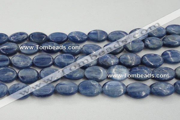 CKC537 15.5 inches 15*20mm oval natural Brazilian kyanite beads