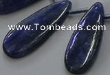 CKC543 Top drilled 10*30mm flat teardrop natural kyanite beads