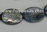 CKC56 15.5 inches 18*25mm oval natural kyanite beads wholesale