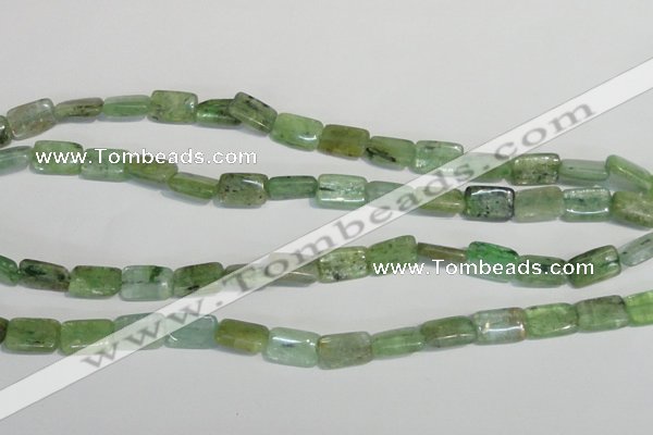 CKC65 15.5 inches 8*12mm rectangle natural green kyanite beads