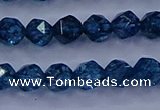 CKC711 15.5 inches 6mm faceted nuggets imitation kyanite beads