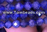 CKC731 15.5 inches 5mm faceted round kyanite gemstone beads