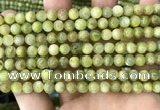 CKC766 15.5 inches 6mm round natural green kyanite beads