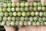 CKC768 15.5 inches 10mm round natural green kyanite beads