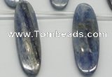 CKC78 Top drilled 13*45mm oval natural kyanite gemstone beads