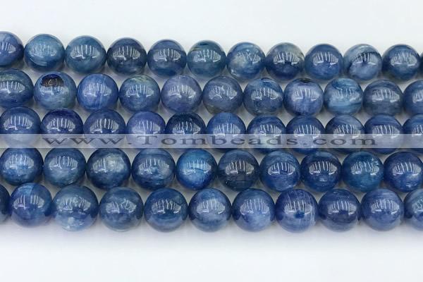 CKC792 15 inches 10mm round blue kyanite beads wholesale