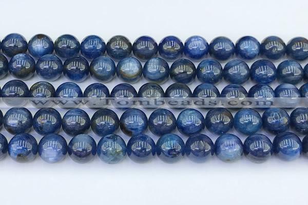 CKC802 15 inches 10mm round blue kyanite beads