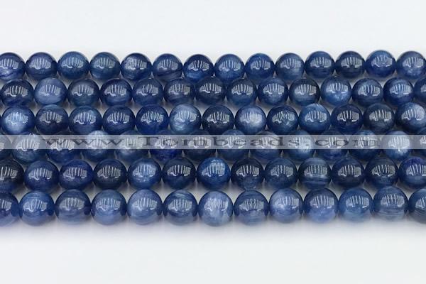 CKC806 15 inches 8mm round blue kyanite beads